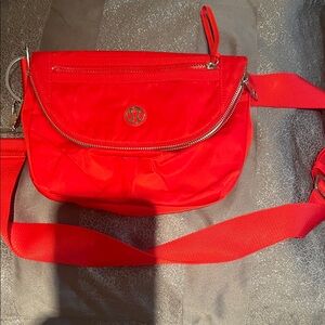 Lululemon Athletica Vibrant Red Crossbody Bag